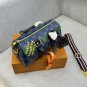 170 Complete Gift Boxessizeï¼25Ã14LV Keepall 25 Graffiti Pillow Bag Shoulder Handbag