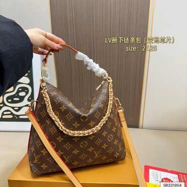 170 folding box airplane box coding chipSize 27.26LV Louis Vuitton's new underarm chai