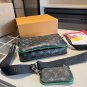 185 New ArrivalsHigh end goods fully packaged LV counter new black flower green series