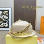 190 fold box microfiber leather 163 variable code chipLV25 Winter New Luxury BagFavori