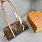 195 Complete Gift Boxsize&iuml;&frac14;�26&Atilde;�12LV HANG ON Bowling Bag Handbag Underarm BagVintage