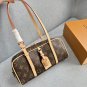 195 Complete Gift Boxsize:26×12LV HANG ON Bowling Bag Handbag Underarm BagVintage