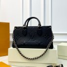 195 pairs of folding gift box LV Onthego horizontal tote bag handbag, full leather embosse