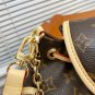 195 with foldable airplane box (chip version)Size 27  17LV New Odyssey Handbag, Flowe