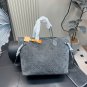 195 with folding boxSize 34.29cmLv Neverfull denim shopping bag is definitely an entry