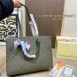 200 fold box microfiber leather 163 variable code chipLv embossed jungle tote is versati