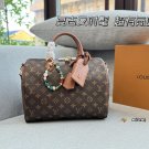205 Complete Gift Boxsize：30×22LV Speedy 30 Pillow Bag Handheld Shoulder Cross Trave