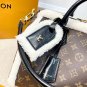 205 Pack Folding Gift Box LV 25 AutumnWinter Ski Series Plush Teddy Speedy 30 Pillow Bag