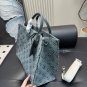 205 with folding boxSize 34.27cmLV Zhonggu wide shoulder strap shopping bagDenim Cow