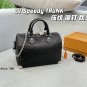 210 Complete Gift Box Setsize&iuml;&frac14;�25&Atilde;�19LV Speedy TRUNK embossed rivet pillow bag Boston