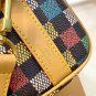 215 fold gift box LV 2025 springsummer new checkerboard pillow bag handbag, made of multi