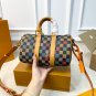 215 fold gift box LV 2025 springsummer new checkerboard pillow bag handbag, made of multi