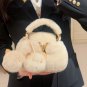 Adored by LV's new plush cap#How could a handbag have such a cute bagThe furry texture
