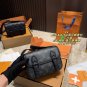 Chip version P220 with folding box size 20  13LV Mini Satchel Black Flower Postman Bag