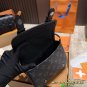 Chip version P220 with folding box size 20 13LV Mini Satchel Black Flower Postman Bag
