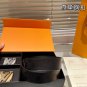 Double ended P200 steel buckleHigh version! Belt [Heha] LV Leather Belt~The hottest vers_2125