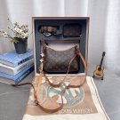 Great value box set  Lv armpit bag Card bag Lipstick bag scarfSize 20  16cm