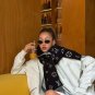 It's winter! The Lv scarf has to say that their black flower design really captures my hea
