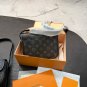 Laohua P150 embossed cowhide P180LV Montsouris Black Warrior Postman BagLV Montsouris