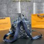 Large P175Small P170LV Louis Vuitton backpackThe LVChristopher denim denim backpack