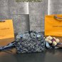 Large P175Small P170LV Louis Vuitton backpackThe LVChristopher denim denim backpack