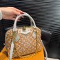 Large size P190, small size P180 with folding box LV gold and white flower shell handbag