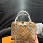 Large size P190, small size P180 with folding box LV gold and white flower shell handbag