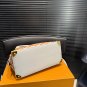 Large size P190, small size P180 with folding box LV gold and white flower shell handbag