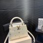 Large size P195, small size P185 with folding box, pure leather LV Capucines noblewoman ba_1935