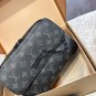 Leather P210Folding gift box packagingLV Steamer Postman BagWarm, delicate, handsome