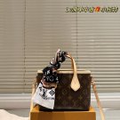 Leather version counter packaging P160LV's new ultra mini Neverfull BB is both milk and