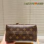 Leather version counter packaging P160LV's new ultra mini Neverfull BB is both milk and