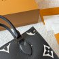 Leather version p145LV Onthego Jungle PackFolding gift box original single quality Lv