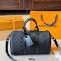 Leather version p150p145p140High version travel bagSuper Cool LV Keepall Vintage Tra