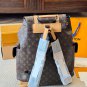 Leather version p160LV Louis Vuitton  Christopher BackpackDear friends, today we brin