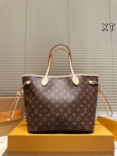 Leather version P175Lv Leather L Home Neverfull Medium Shopping Bag! An entry-level styl
