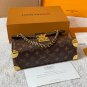 Leather version p195LV Trunkie handbagThe LV Trunkie handbag is inspired by classic tr