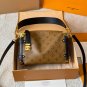 Leather version p205Gu Ailing's same style showcase small boxLV Side Trunk Valley Aili