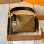 Leather version p205Gu Ailing's same style showcase small boxLV Side Trunk Valley Aili