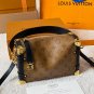 Leather version p205Gu Ailing's same style showcase small boxLV Side Trunk Valley Aili