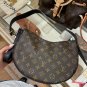 LV Crescent Bag Half Moon Bag Underarm Bag Comes with Extension Belt