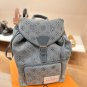 LV denim backpack_842