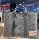 LV denim shopping bag