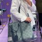 LV denim shopping bag