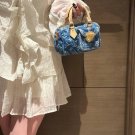 LV denim small pillow bag nano washed denim