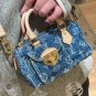 LV denim small pillow bag nano washed denim