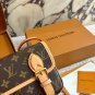 LV Satchel Mini Postman Bag P200LV Satchel mini mailman bag, classic Monogram distressed_1494