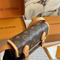 LV Satchel Mini Postman Bag P200LV Satchel mini mailman bag, classic Monogram distressed_1494