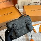 LV Satchel Mini Postman Bag P200LV Satchel mini mailman bag, classic Monogram distressed_1495