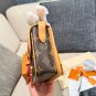 LV Satchel Mini Postman Bag P200LV Satchel mini mailman bag, classic Monogram distressed_1539